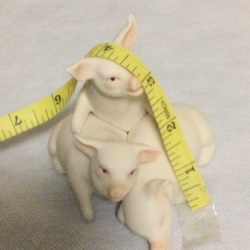 Cybis Porcelain Figurine The Three Little Pigs - Picture 4 of 8